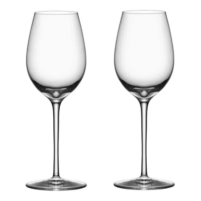 Pre-owned Orrefors Premier Chardonnary 2-pack In Gray