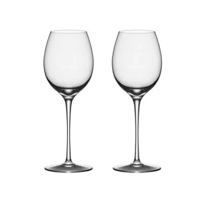 Orrefors Premier Riesling 14 Oz. Crystal White Wine Glass In Clear