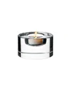 Orrefors Puck High Votive In Transparent