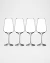 Orrefors Pulse White Wine Glasses, Set Of 4 In Clear