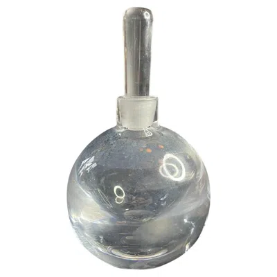 Pre-owned Orrefors Rare Edward Hald For  Handblown Glass Decanter, Sweden, Circa 1935 In Gray