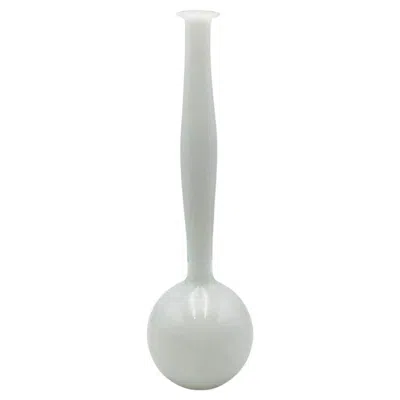Pre-owned Orrefors Rare Signed Anne Nilsson For  Expo White Glass Vase