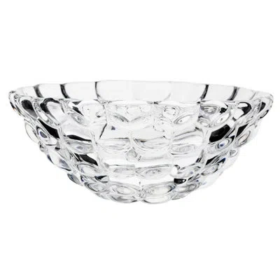 Orrefors Raspberry Crystal Glam Decorative Bowl In Clear