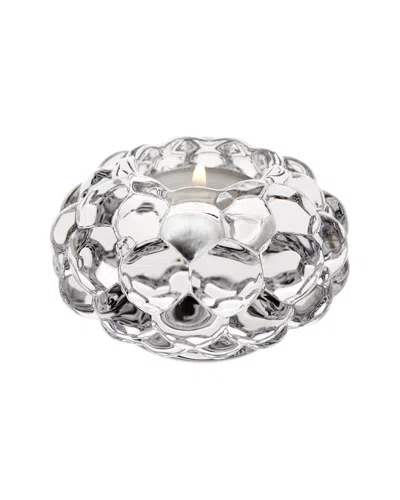 Orrefors Raspberry Medium Votive In Transparent