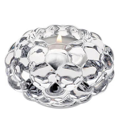 Orrefors Raspberry Small Votive In Clear