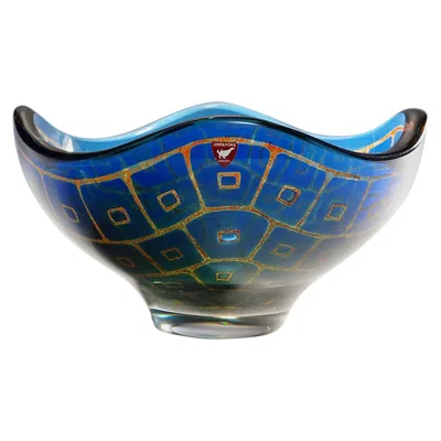 Pre-owned Orrefors Ravenna Bowl By Sven Palmquist For , Sweden 1950s In Blue