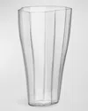 Orrefors Medium Clear Reed Vase In Clear