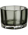 Orrefors Reed Crystal Votive Candle Holder, Small In Green