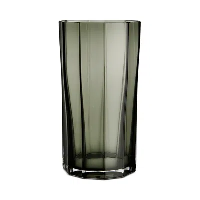 Orrefors Reed Hurricane Lamp Candle Holder In Green