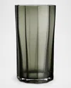 Orrefors Reed Hurricane Lamp Candle Holder In Green