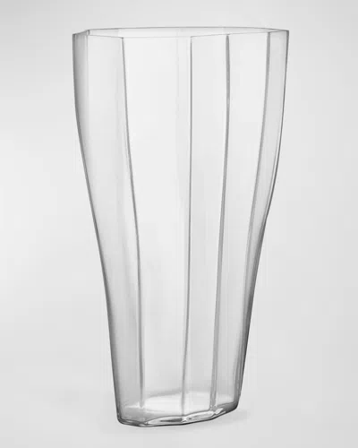 Orrefors Reed Large Clear Vase, 19.7" In Transparent