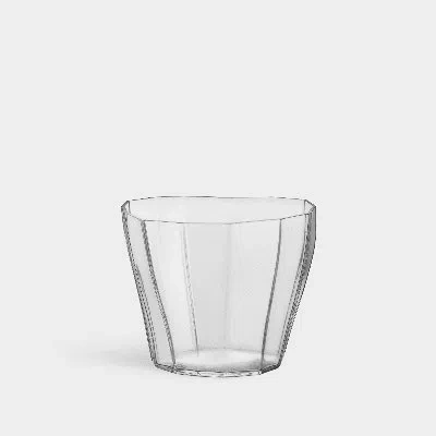 Orrefors Reed Vase Low In Clear