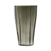 Orrefors Reed Moss Green Large Vase, 11.6" In Green