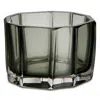 Orrefors Reed Crystal Votive Candle Holder, Small In Green