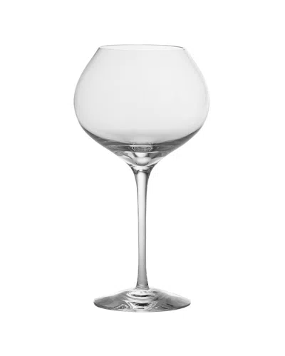 Orrefors Set Of 2 Difference Mature Wine Glasses