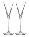 Orrefors Set Of 2 More Snaps Glasses