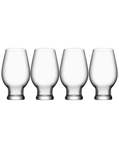 Orrefors Set Of 4 Beer Ipa Glasses In Transparent