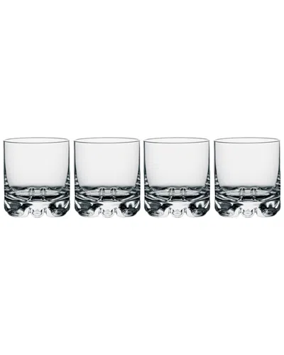 Orrefors Erik Set Of 4 Double Old Fashioned Glasses In Clear