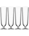Orrefors Set Of 4 Pils Glasses