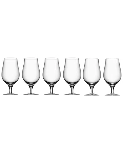 ORREFORS DNU ORREFORS SET OF 6 BEER TASTER GLASSES