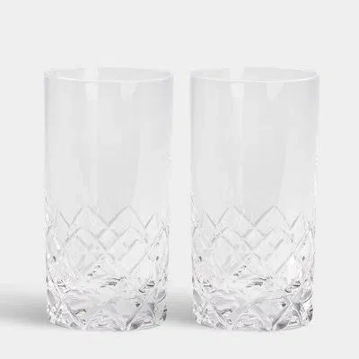 Orrefors Sofiero 13 Oz. Crystal Highball Glass In Clear