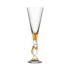 Orrefors Sparkling Devil Champagne Flute In Clear