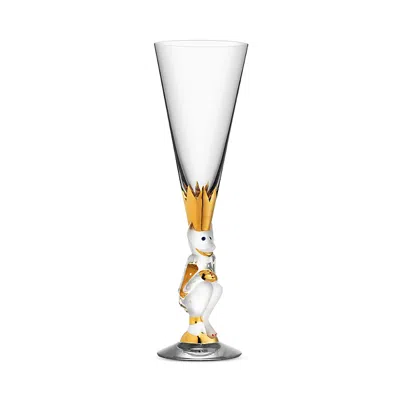 ORREFORS SPARKLING DEVIL CHAMPAGNE FLUTE