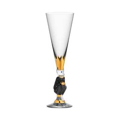 ORREFORS SPARKLING DEVIL CHAMPAGNE FLUTE