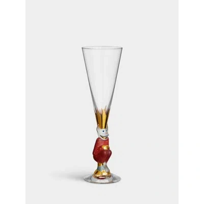 Orrefors Sparkling Devil In Red,clear,gold