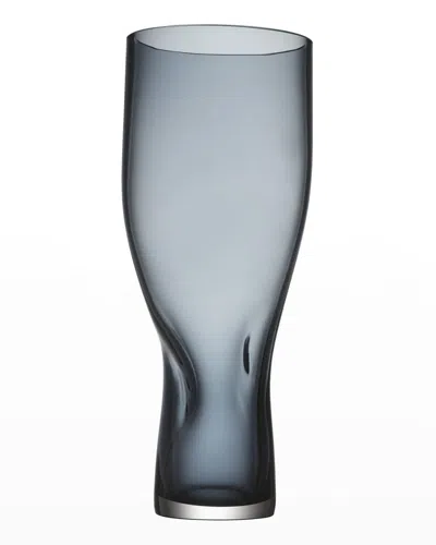 ORREFORS SQUEEZE SMALL CRYSTAL VASE