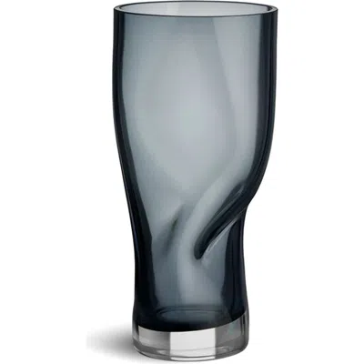 Orrefors Squeeze Small Vase In Blue