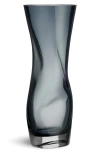 Orrefors Squeezetall Vase In Blue