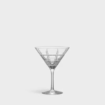 Orrefors Street 8 Oz. Crystal Martini Glass In Clear