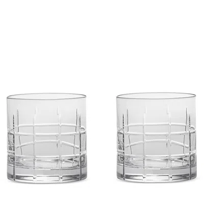 Orrefors Street Double Old Fashioned Glass, Set Of 4 In Transparent