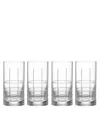 Orrefors Street Highball Barware, Set Of 4 In Clear