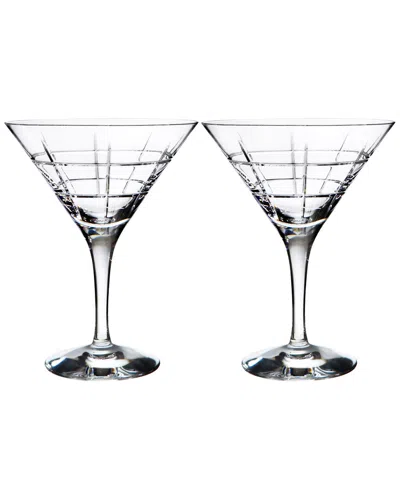 Orrefors Street Set Of 2 Martini Glasses In Transparent