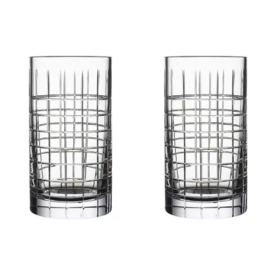 Orrefors Street Tumbler Pair In Transparent