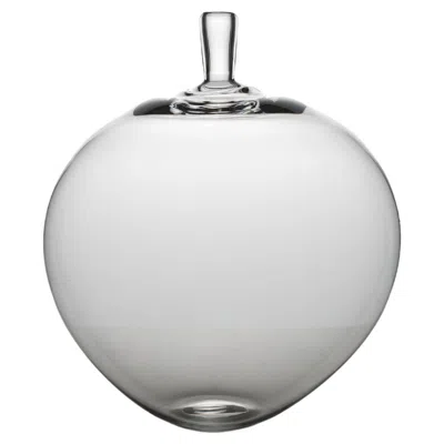 Pre-owned Orrefors The 'äpplet' 'apple' Vase Sculpture By Ingeborg Lundin,  Expo, 1957 In Transparent