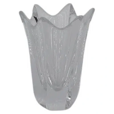 Pre-owned Orrefors Vintage Mid-century Modern Swedish Scandinavian Transparent Crystal Tulip Vase