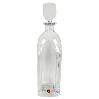 Pre-owned Orrefors Vintage Mid-century  Crystal Decanter With Stopper In Transparent