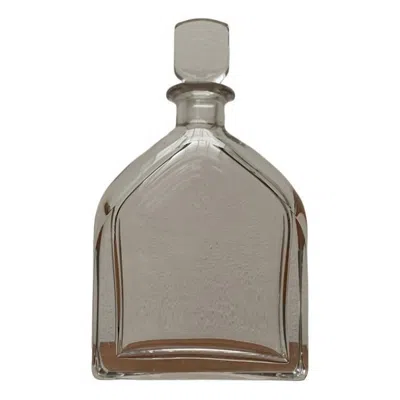 Pre-owned Orrefors Vintage Swedish Glass Bottle By , 1970s Design, Decorative Art In Transparent
