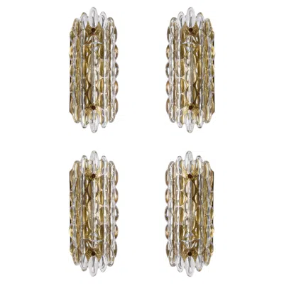 Pre-owned Orrefors Wall Lights By Carl Fagerlund For , Sweden, 1970s In Brown