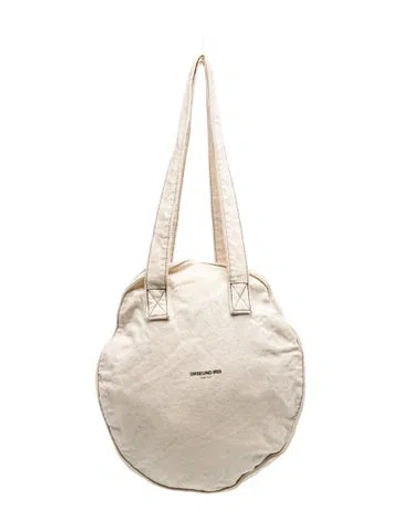 Pre-owned Orseund Iris Canvas Tote In Neutrals