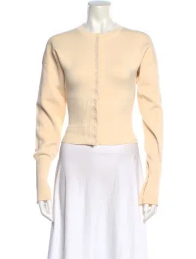 Pre-owned Orseund Iris Crew Neck Long Sleeve Top In Neutral