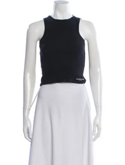 Pre-owned Orseund Iris Crew Neck Sleeveless Crop Top