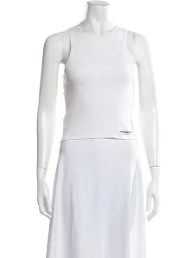 Pre-owned Orseund Iris Crew Neck Sleeveless Top In Neutral