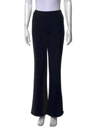 Pre-owned Orseund Iris Flared Pants In Black