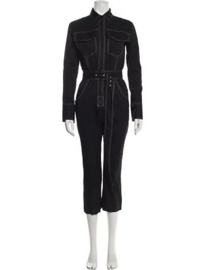 Pre-owned Orseund Iris Jumpsuit In Black