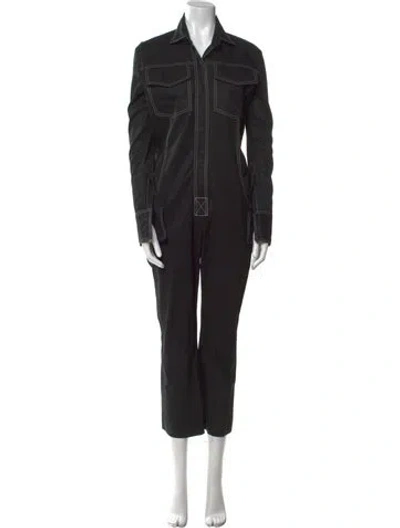 Pre-owned Orseund Iris Jumpsuit In Black