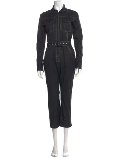 Pre-owned Orseund Iris Jumpsuit In Black